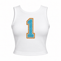 Backless Crop Tank (Rhinestones)